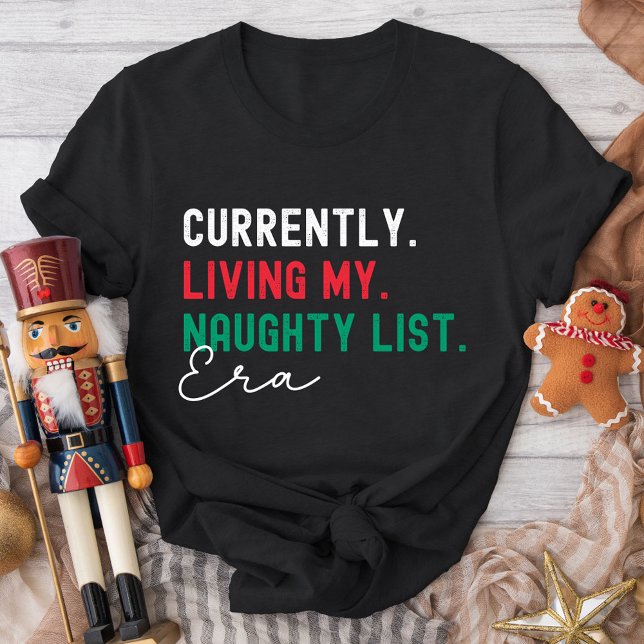 Camiseta Christmas Family Matching Funny Naughty List Gen Z (Subido por el creador)