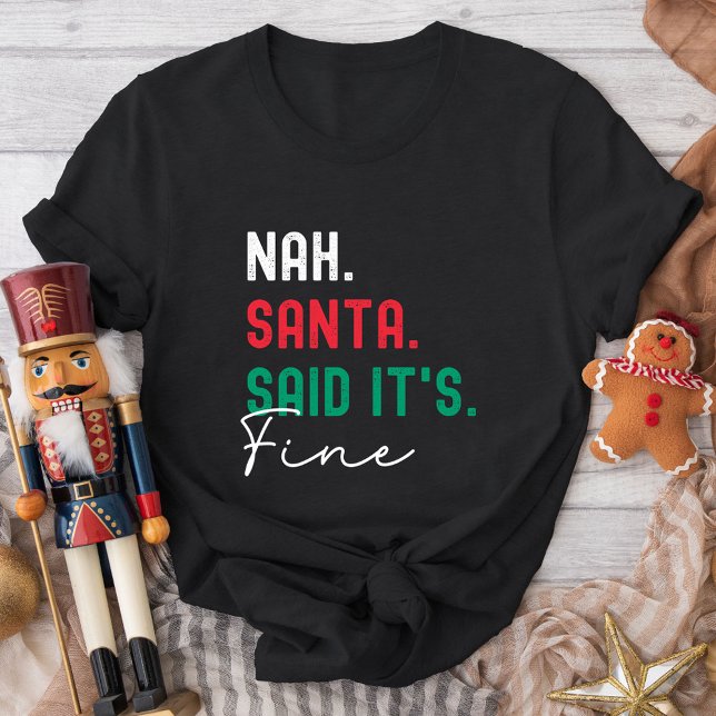 Camiseta Christmas Family Matching Funny Naughty List Gen Z (Subido por el creador)
