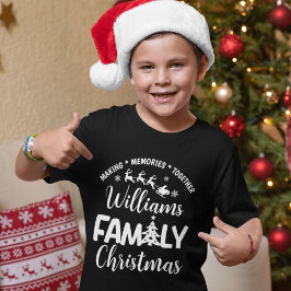Camiseta Christmas Family Reunion with Name