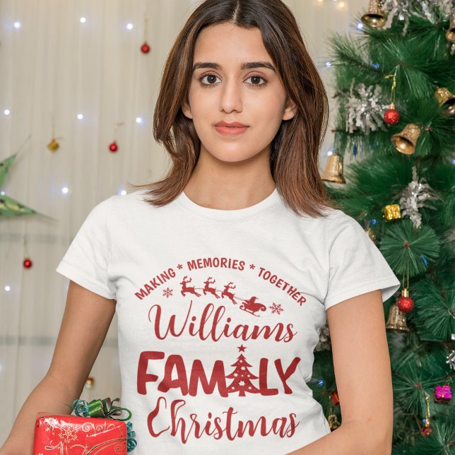 Camiseta Christmas Family Reunion with Name (Subido por el creador)