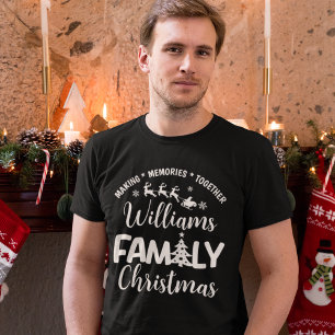 Camiseta Christmas Family with Name