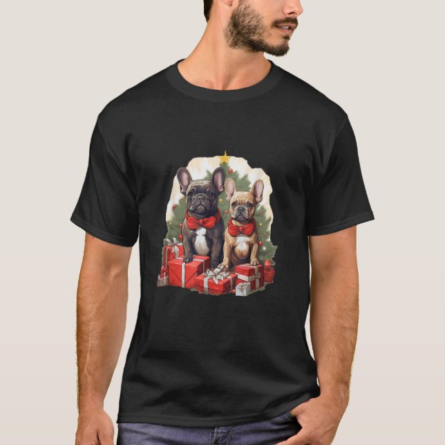 Camiseta Christmas French Bulldog French Bulldog Christmas  (Anverso)