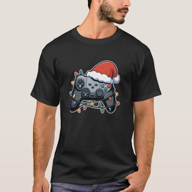Camiseta Christmas Gaming Festive Holiday Xmas (Anverso)