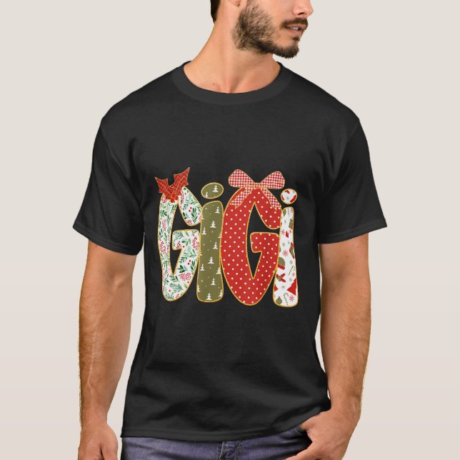 Camiseta Christmas Gigi Coquette Holiday Grandma  (Anverso)