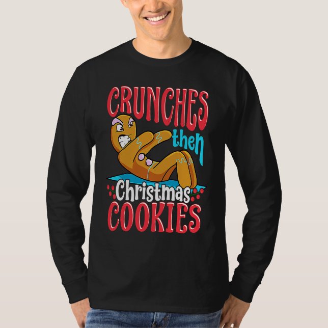 Camiseta Christmas Gingerbread Man  Quotes Workout (Anverso)