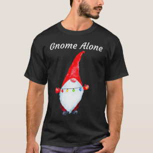 Camiseta Christmas Gnome Gnome Alone