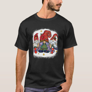 Camiseta Christmas Gnome  Men Women Buffalo Plaid Red Chris