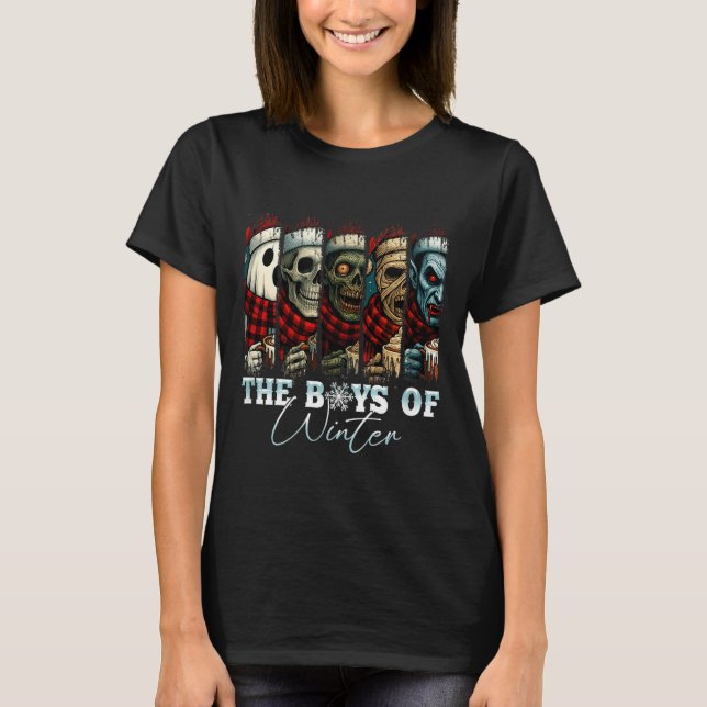 Camiseta Christmas Halloween Creepmas Friends Horror Xmas C (Anverso)