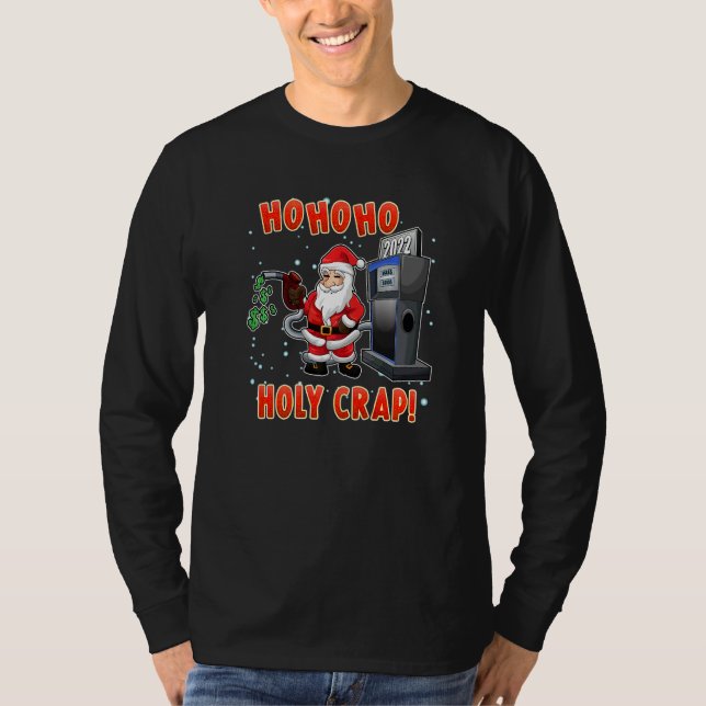 Camiseta Christmas High Gas Prices Santa Meme 1 (Anverso)