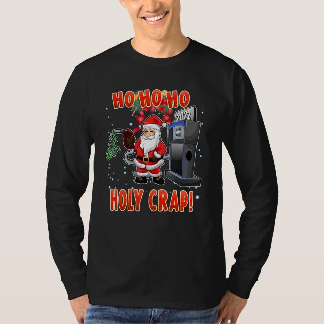 Camiseta Christmas High Gas Prices  Santa Meme 1 (Anverso)