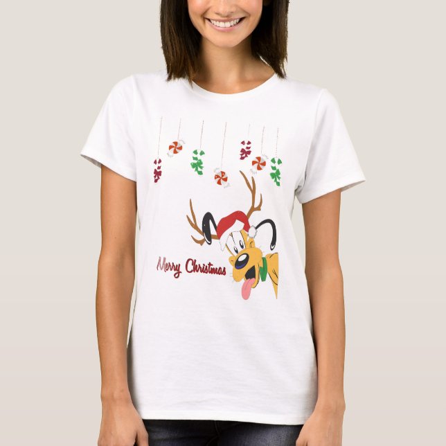 Camiseta Christmas Holiday Cute Candy Peppermint T-Shirt (Anverso)