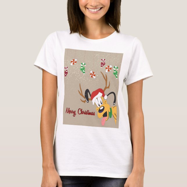 Camiseta Christmas Holiday Cute Candy Peppermint T-Shirt (Anverso)
