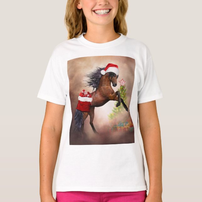 Camiseta Christmas Horse (Anverso)