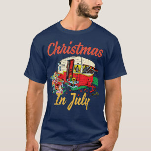 Camiseta Christmas In July Camping Camper 