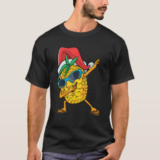 Camiseta Christmas in July Dabbing Pineapple Fruit Dab Danc