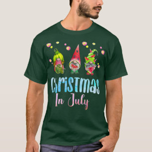 Camiseta Christmas in July Gnomes Watermelon Summer Party 2