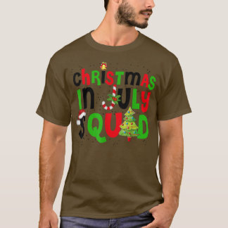 Camiseta Christmas In July Squad Funny Summer Xmas Men Wome