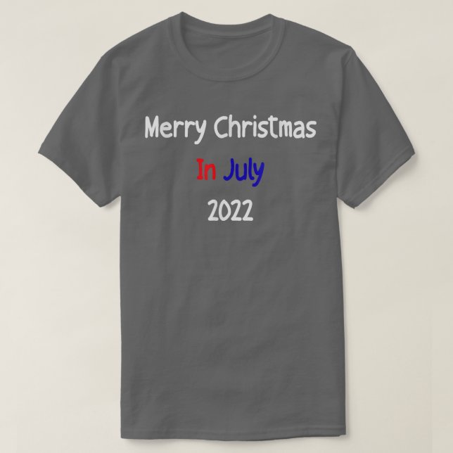Camiseta Christmas In July Summer Santa Xmas 2022  (Diseño del anverso)