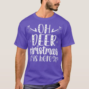 Camiseta Christmas Is Here Xmas Day Happy Holidays Santa Cl