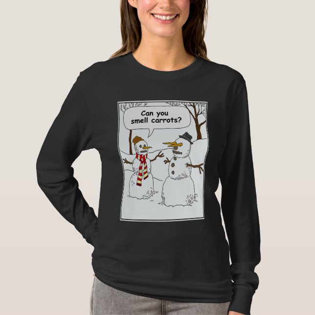 Camiseta Christmas Joke Can You Smell Carrots Xmas  Idea (Anverso)
