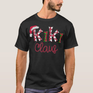 Camiseta Christmas KiKi Claus Matching Pajama Santa Hat Xma