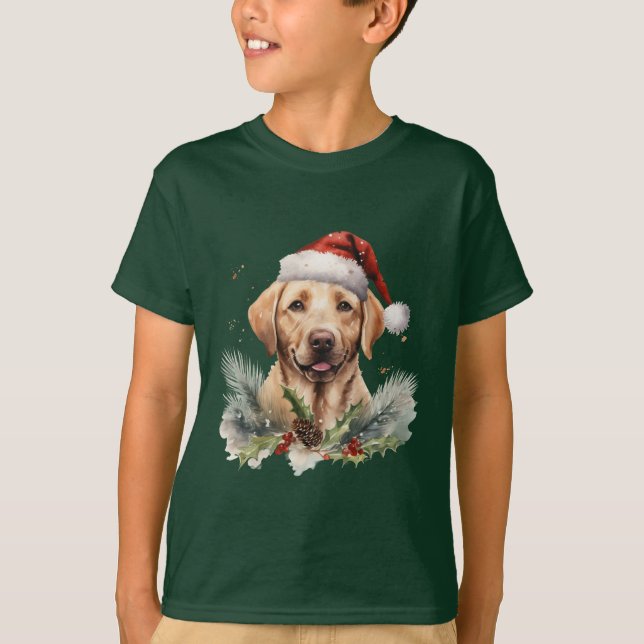 Camiseta Christmas Labrador (Anverso)