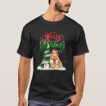 Camiseta Christmas Lighting Pajama Matching Sheltie Santa X<br><div class="desc">Christmas Lighting Pajama Matching Sheltie Santa Xmas Tree</div>