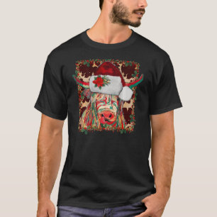 Camiseta Christmas Longhorn Cow cute  Christmas Western On 
