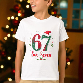 Camiseta Christmas Meme Six Seven 67 6 7 Holiday