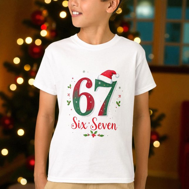 Camiseta Christmas Meme Six Seven 67 6 7 Holiday (Subido por el creador)