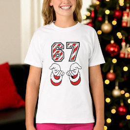 Camiseta Christmas Meme Six Seven 67 6 7 Holiday