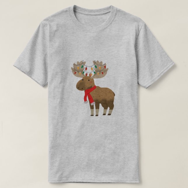 Camiseta Christmas Moose Shirt (Diseño del anverso)