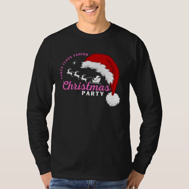 Camiseta Christmas Motif Christmas Party  2 (Anverso)