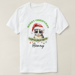 Camiseta Christmas Oz Animals Sugar Glider Fam Matching Men