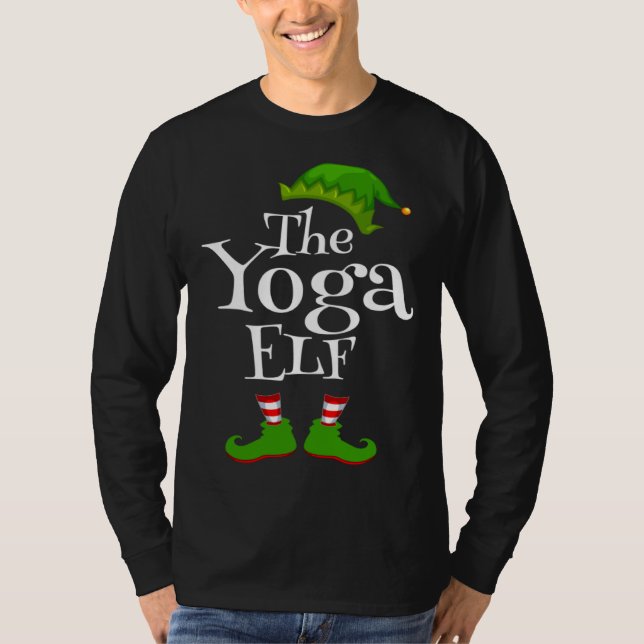 Camiseta Christmas Party Yoga Elf Graphic (Anverso)