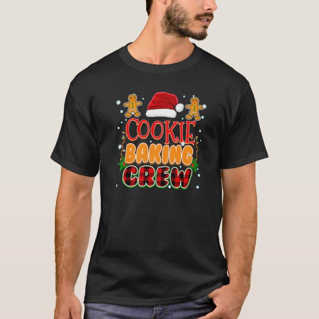Camiseta Christmas Pjs Cookie Baking Crew (Anverso)