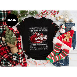 Camiseta Christmas Pregnancy Announcement 'Tis The Season