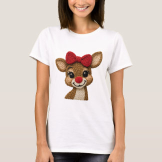 Camiseta Christmas Reindeer Shirt – Cute Rudolph-Inspired 