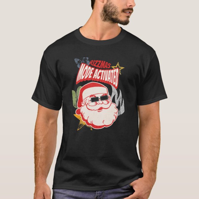 Camiseta Christmas Rizz Meme Rizzmas Spirit Classic T-Shirt (Anverso)