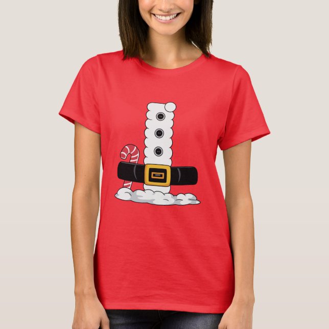 Camiseta Christmas Santa Claus Suit Gift  (Anverso)