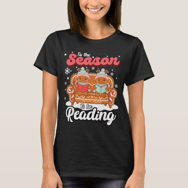 Camiseta Christmas School Teacher Retro Librarian Groovy Xm (Anverso)