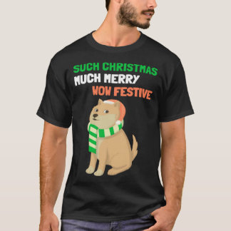 Camiseta Christmas  Shiba Inu Doge Memes
