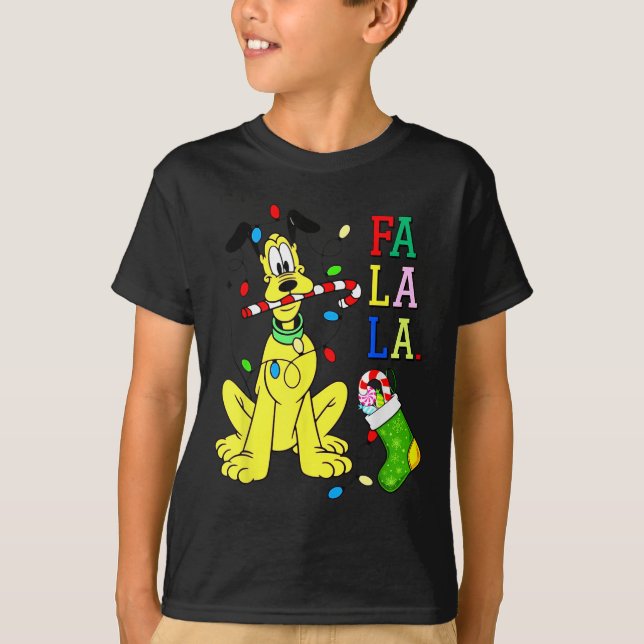 Camiseta Christmas Shirt Cute La Fa Fa Swea  (Anverso)