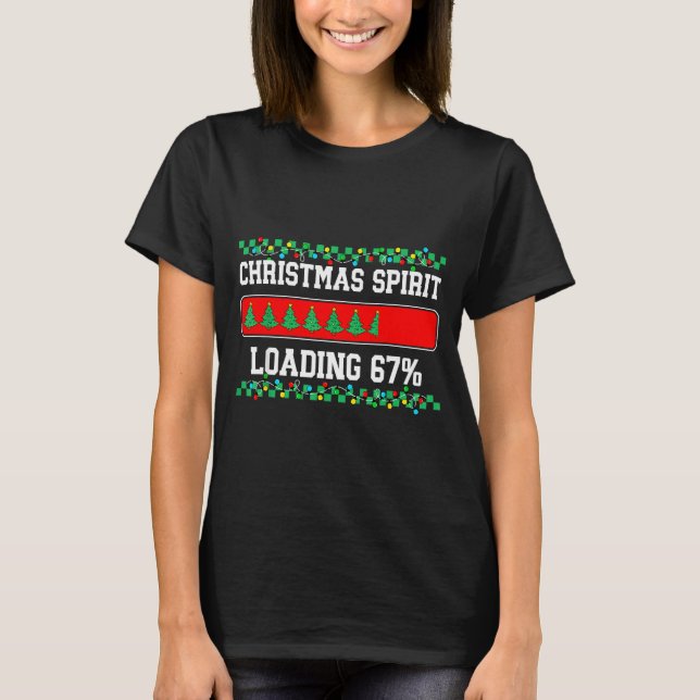Camiseta Christmas Six Seven Srit Loading 67 Meme Gen Z Alp (Anverso)