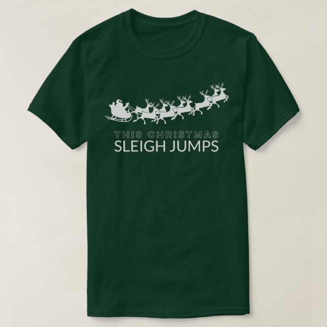 Camiseta Christmas Skydiver Giftt (Diseño del anverso)