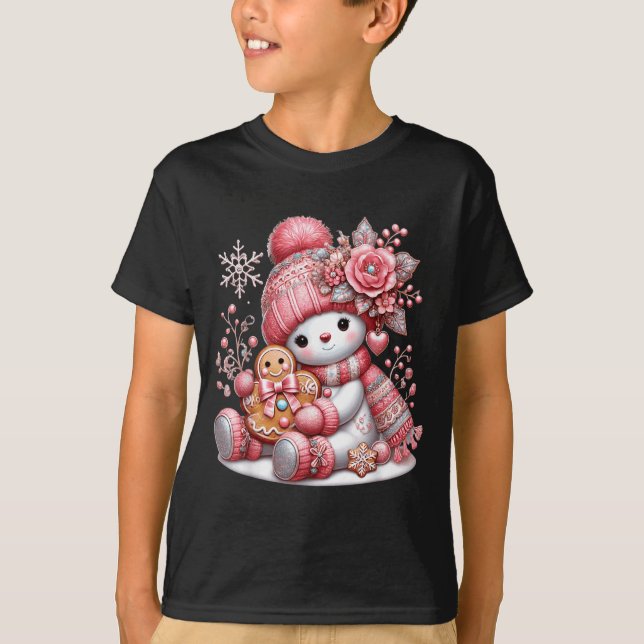 Camiseta Christmas Snowperson  (Anverso)