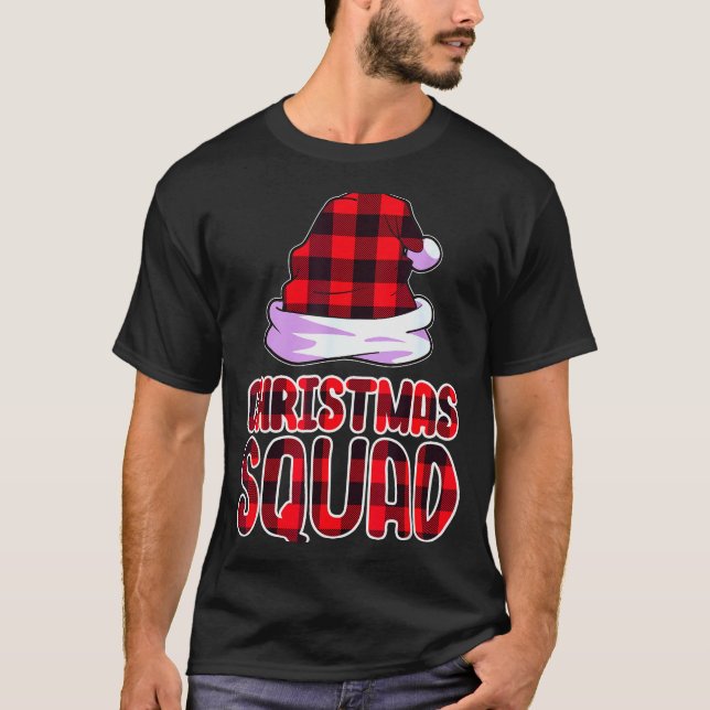 Camiseta Christmas Squad Family Group Matching Christmas Pa (Anverso)