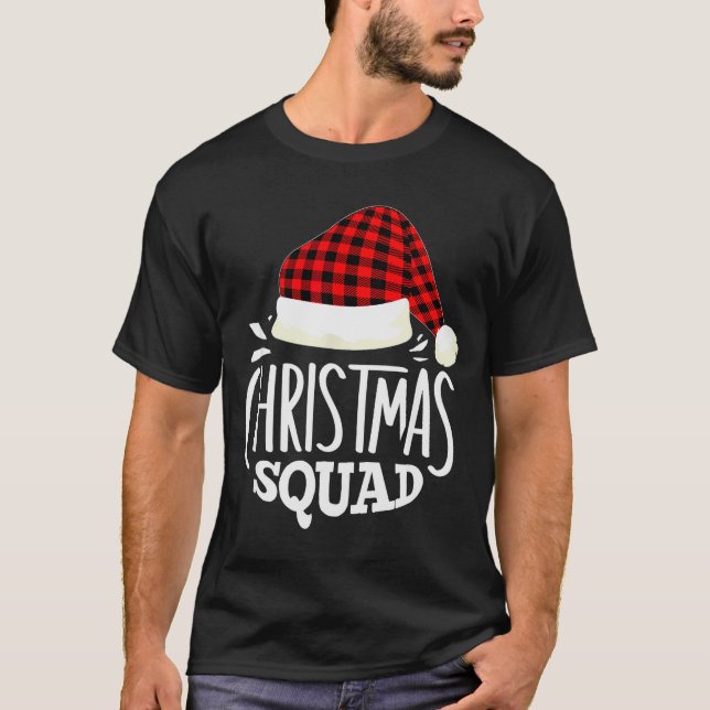 Camiseta Christmas Squad Family Group Matching Christmas Pa (Anverso)