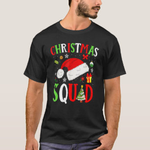 Camiseta Christmas Squad Family Group Matching Christmas Pa