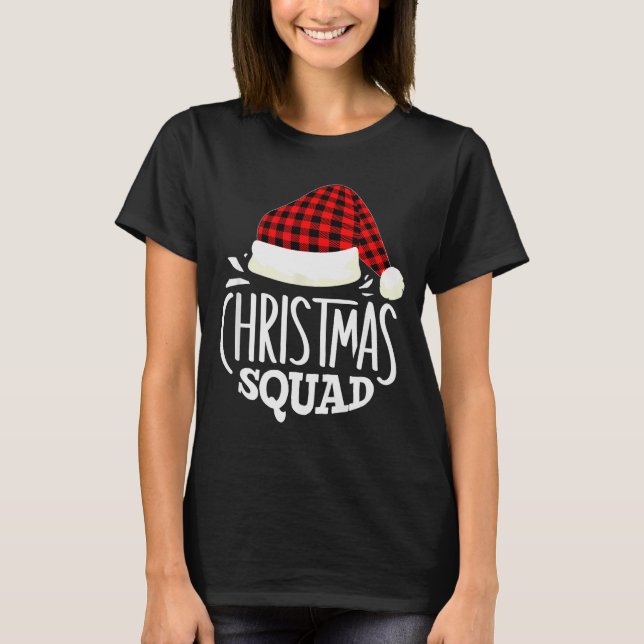 Camiseta Christmas Squad Family Group Matching Christmas Pa (Anverso)